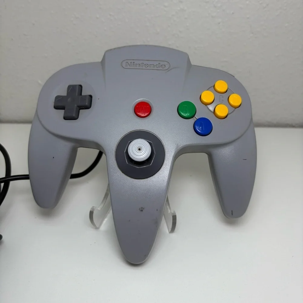 Nintendo N64 Gray Controller Tight Stick OEM Authentic